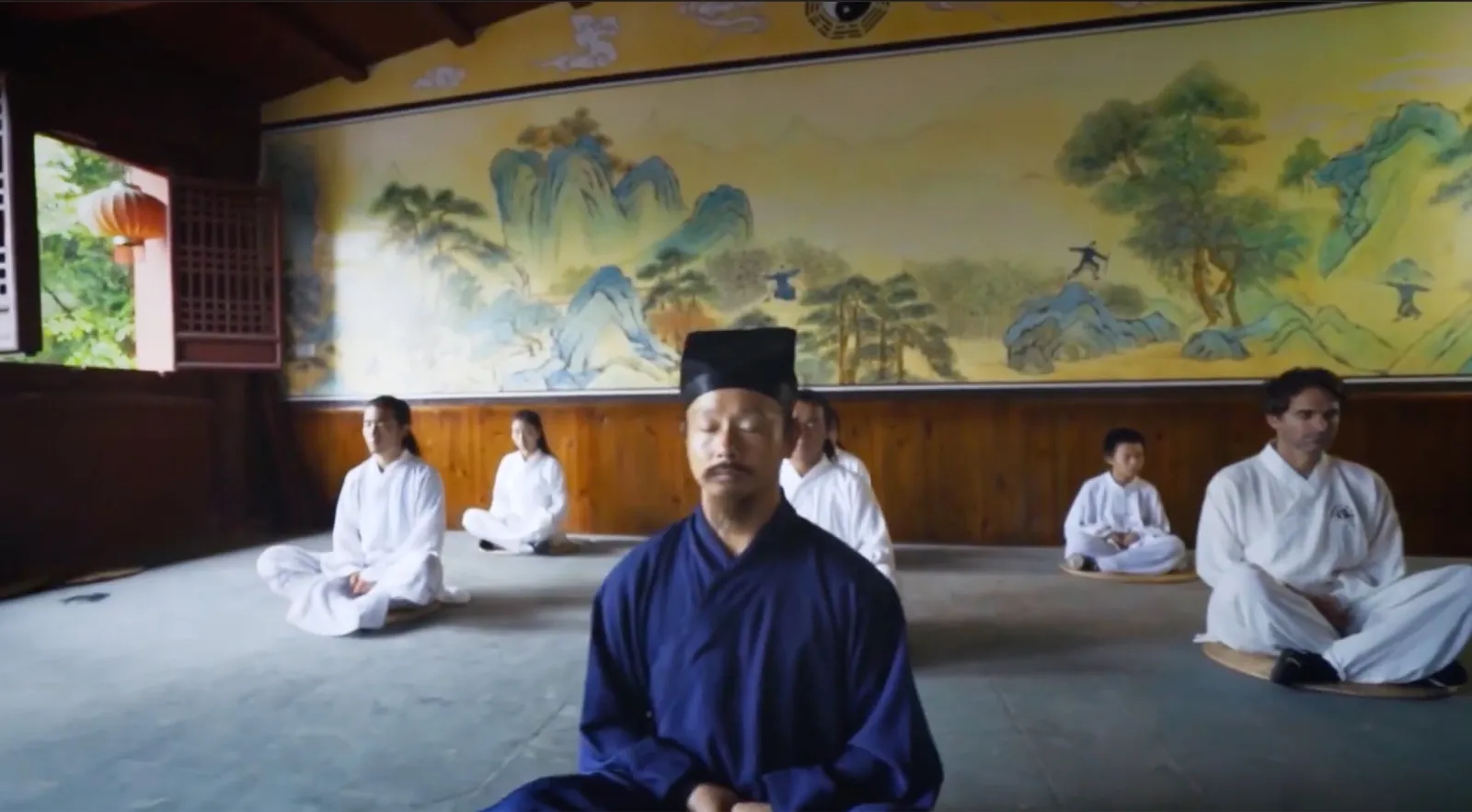 Meditación en templo de Wudang